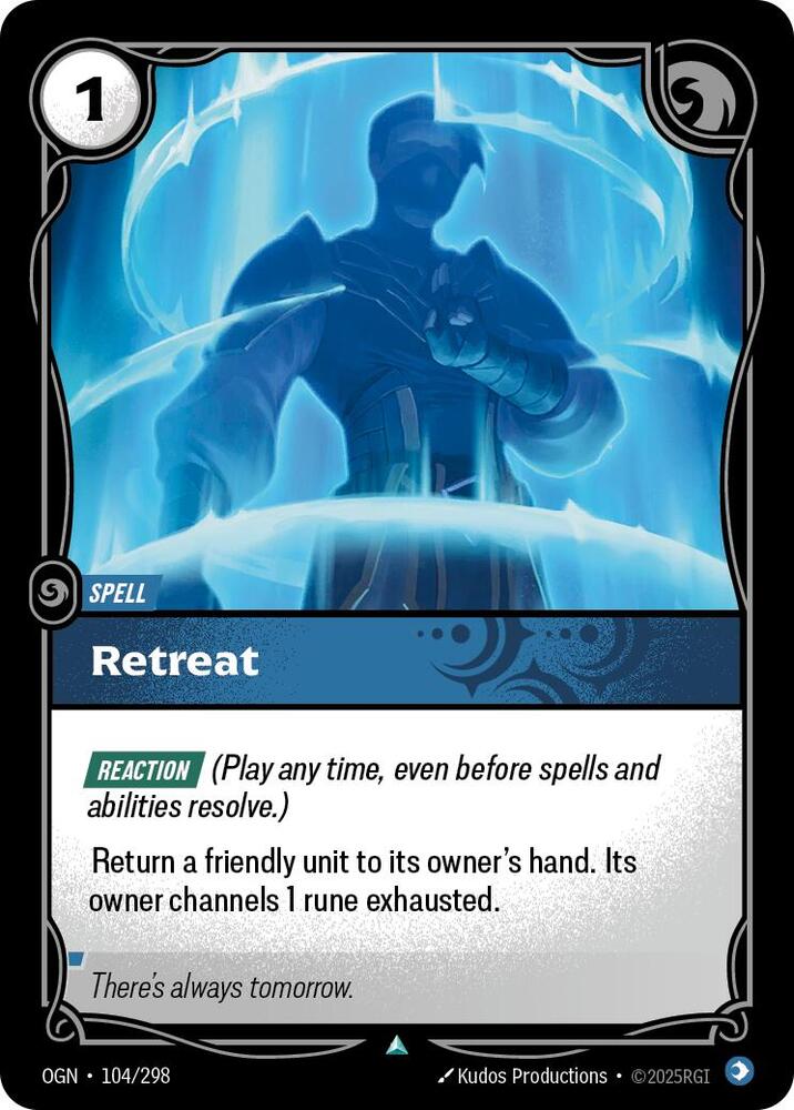 Retreat 104/298 (Origins)  - Foil | Good Games Morley
