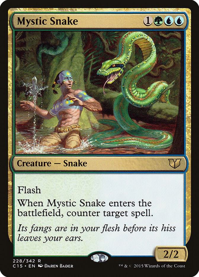 Mystic Snake 228/342 (Commander 2015)  | Good Games Morley