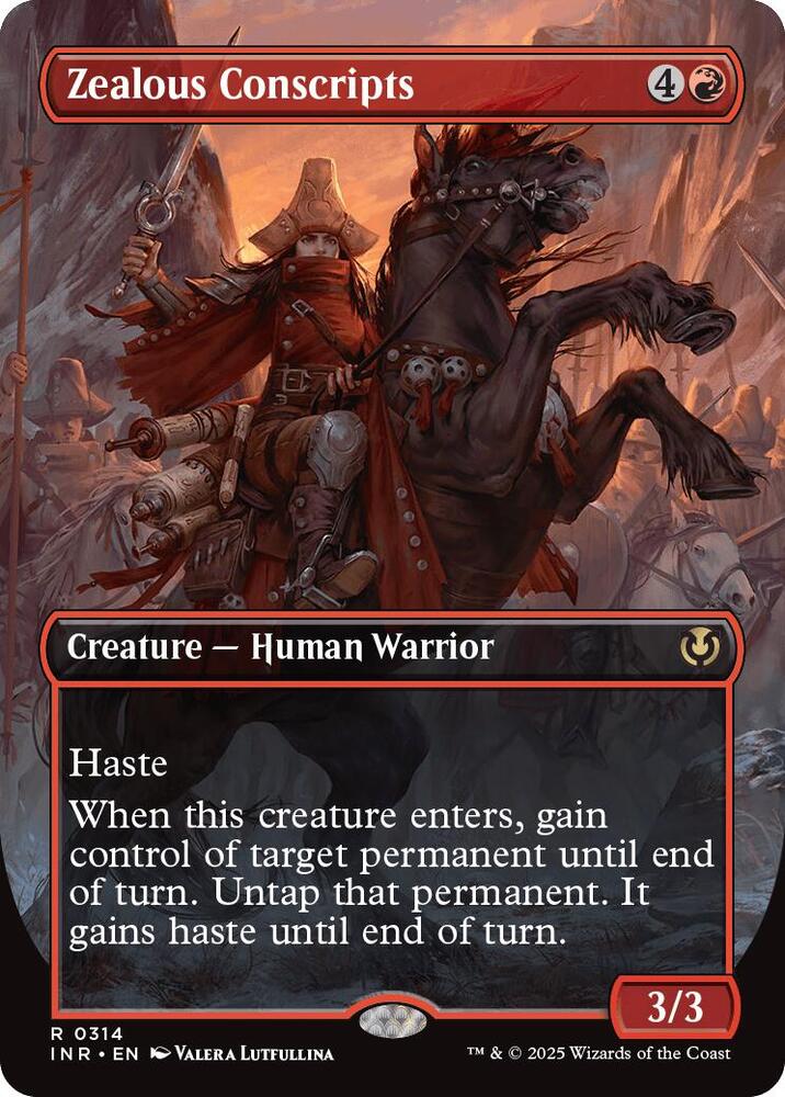 Zealous Conscripts 314/287 (Innistrad Remastered)  - Borderless | Good Games Morley