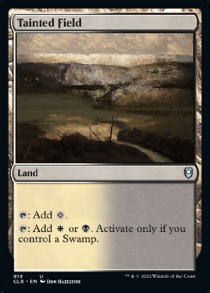 Tainted Field [Commander Legends: Battle for Baldur's Gate] | Good Games Morley