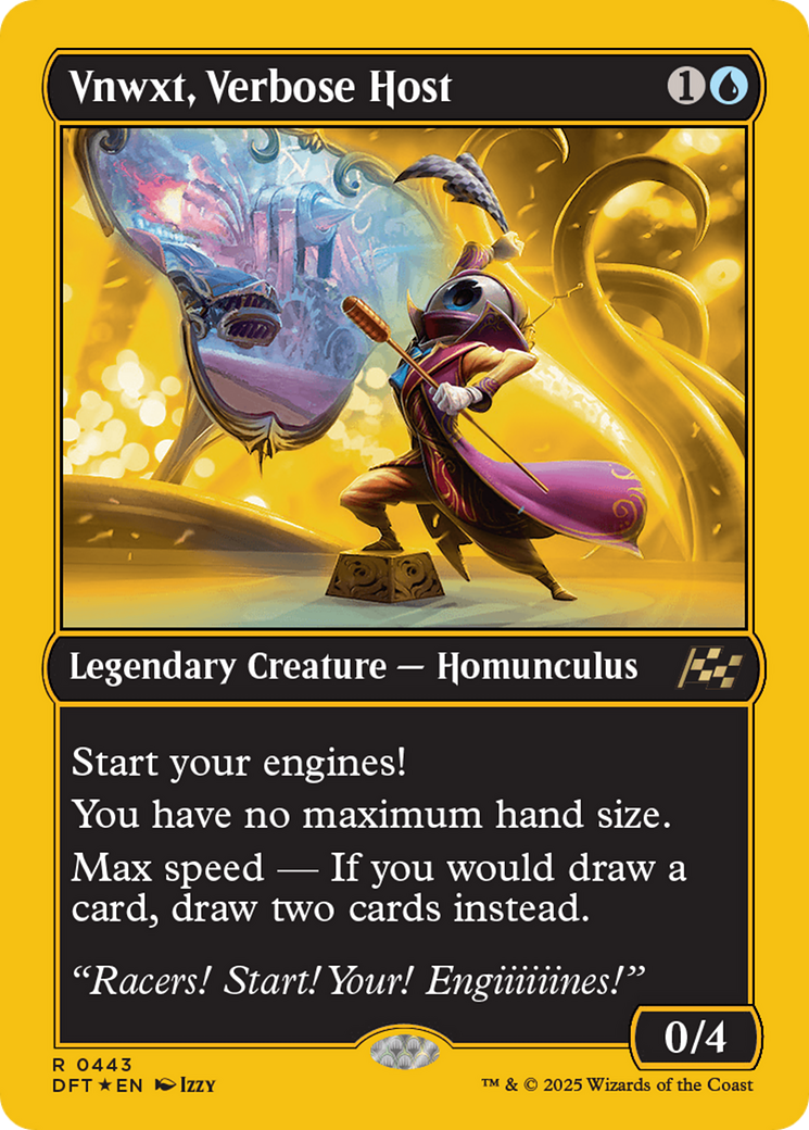 Vnwxt, Verbose Host (First-Place Foil) [Aetherdrift] | Good Games Morley
