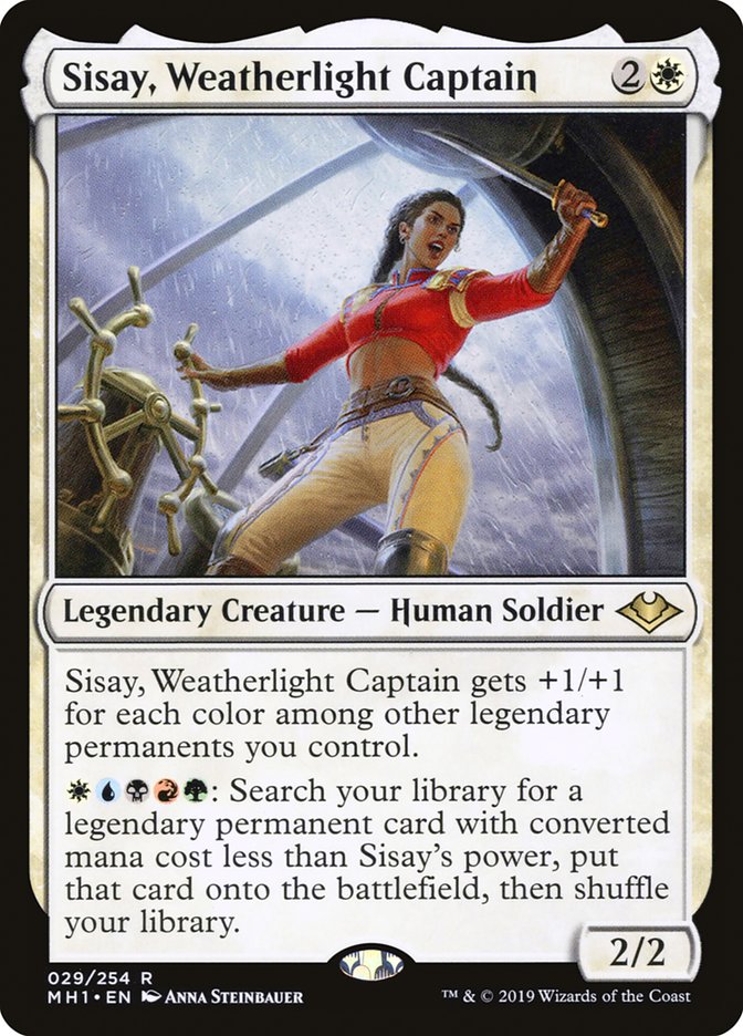 Sisay, Weatherlight Captain [Modern Horizons] | Good Games Morley