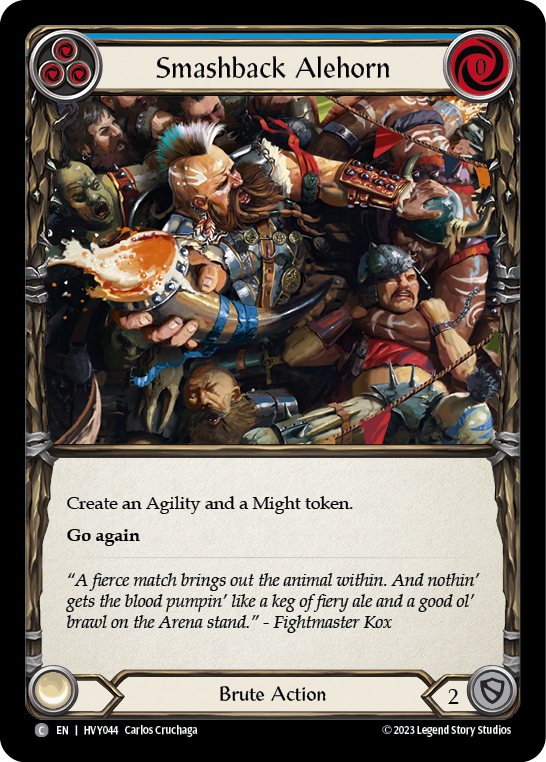 Smashback Alehorn [HVY044] (Heavy Hitters)  Rainbow Foil | Good Games Morley