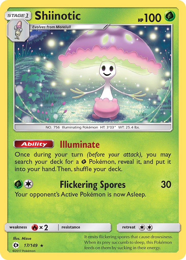Shiinotic (17/149) [Sun & Moon: Base Set] | Good Games Morley