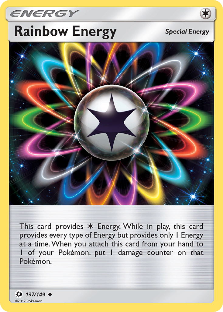 Rainbow Energy (137/149) [Sun & Moon: Base Set] | Good Games Morley
