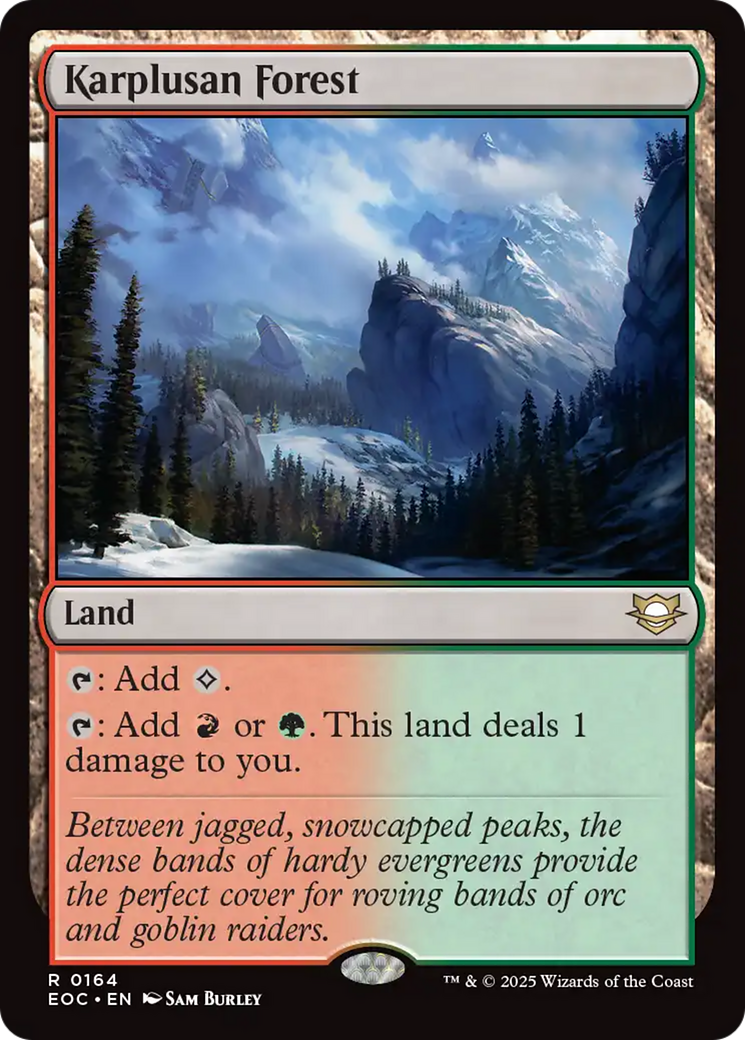 Karplusan Forest [Edge of Eternities Commander] | Good Games Morley