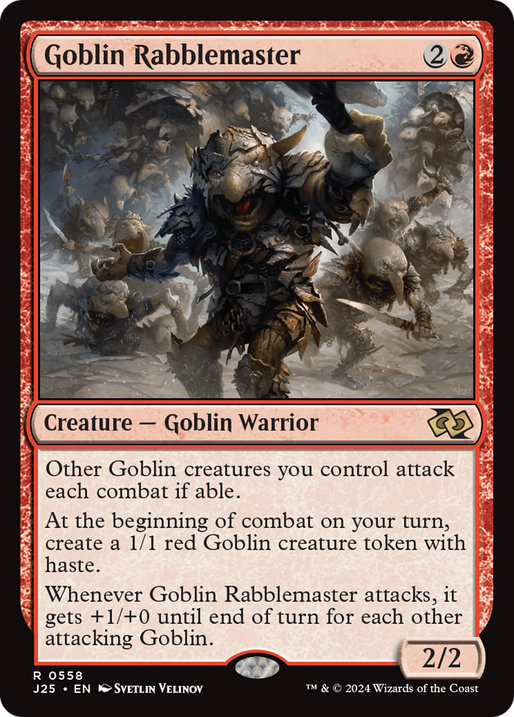 Goblin Rabblemaster [Foundations Jumpstart] | Good Games Morley