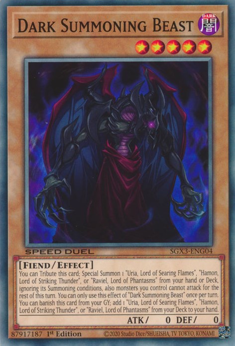 Dark Summoning Beast [SGX3-ENG04] Common | Good Games Morley