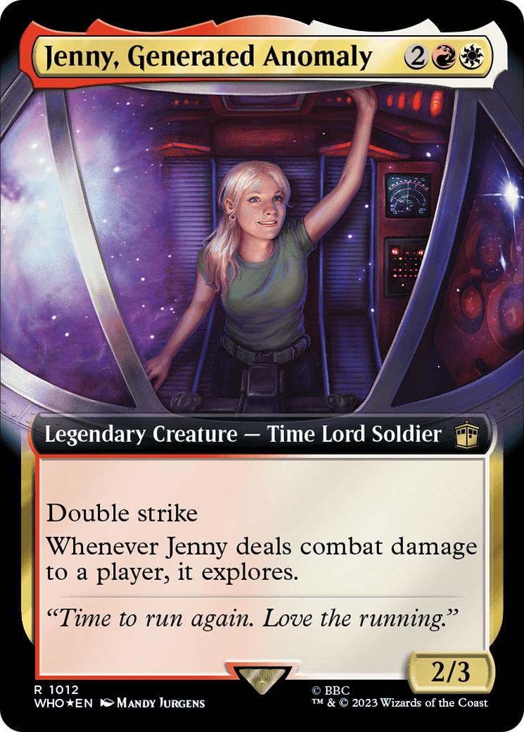 Jenny, Generated Anomaly (Extended Art) (Surge Foil) [Doctor Who] | Good Games Morley