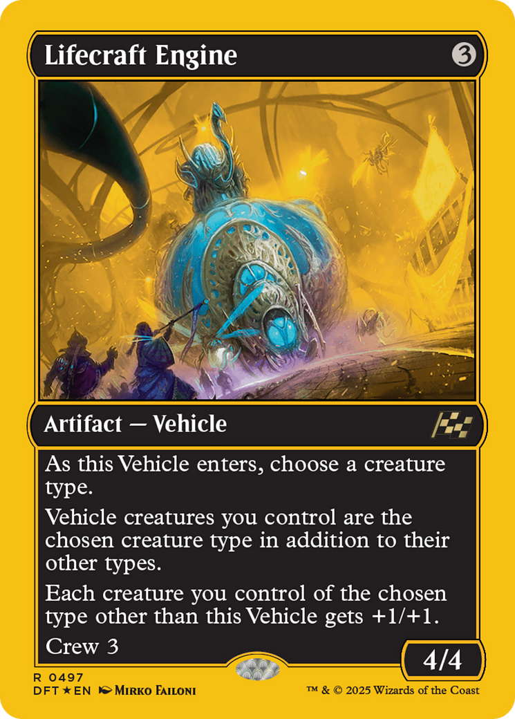 Lifecraft Engine (First-Place Foil) [Aetherdrift] | Good Games Morley