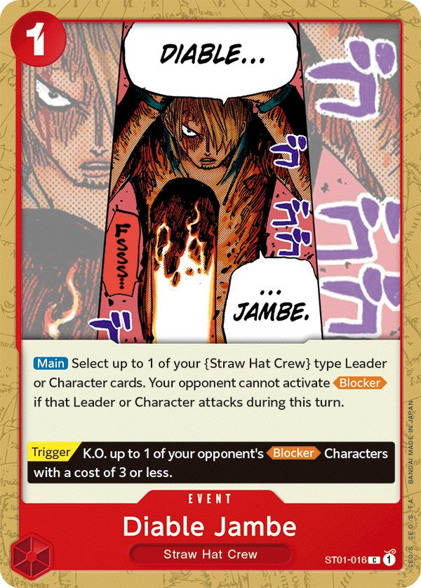 Diable Jambe [Starter Deck: Straw Hat Crew] | Good Games Morley