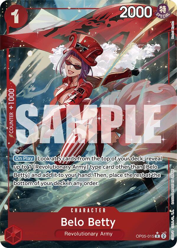 Belo Betty OP05-015 (Premium Booster -The Best-)  - Full Art Foil | Good Games Morley
