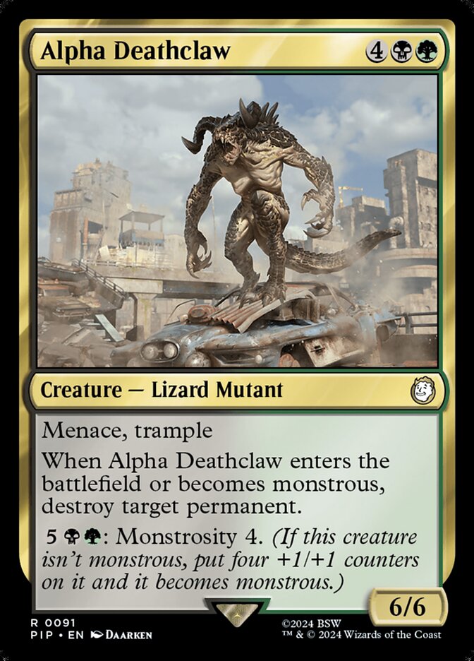 Alpha Deathclaw 91/326 (Universes Beyond: Fallout)  | Good Games Morley