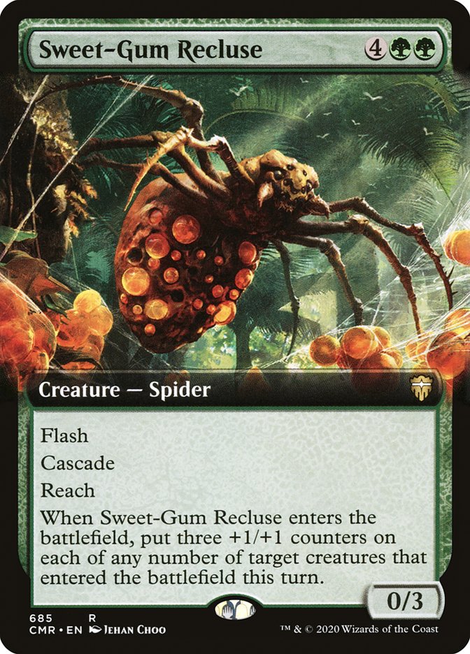Sweet-Gum Recluse (Extended Art) [Commander Legends] | Good Games Morley