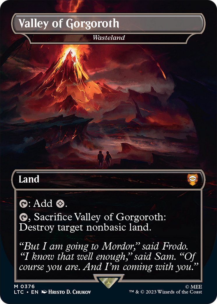 Valley of Gorgoroth - Wasteland [The Lord of the Rings: Tales of Middle-Earth Commander] | Good Games Morley