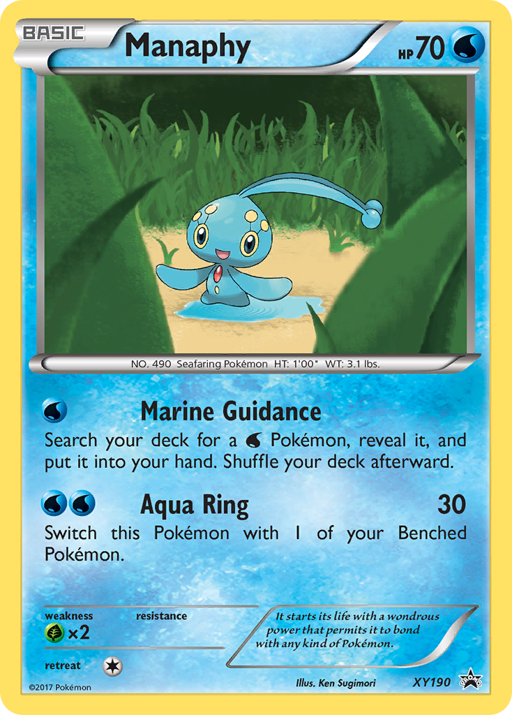 Manaphy (XY190) [XY: Black Star Promos] | Good Games Morley