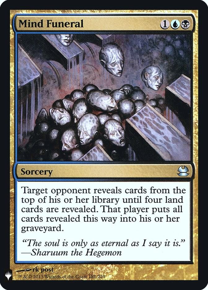 Mind Funeral MMA-181/5075 (The List Reprints)  - Foil | Good Games Morley