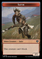 Eldrazi Scion // Satyr Double-Sided Token [Commander Masters Tokens] | Good Games Morley