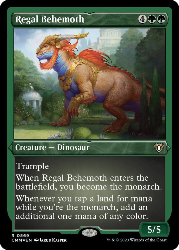 Regal Behemoth 569 (Commander Masters)  - Etched Foil | Good Games Morley