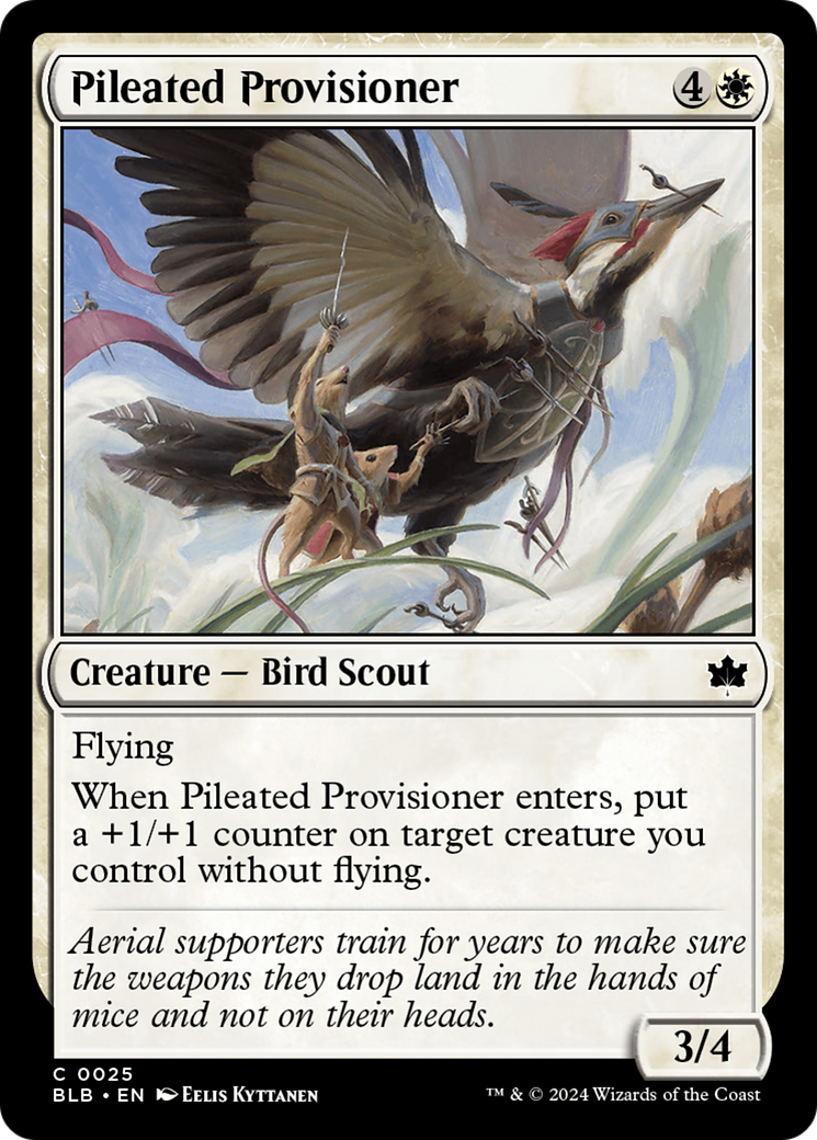 Pileated Provisioner [Bloomburrow] | Good Games Morley