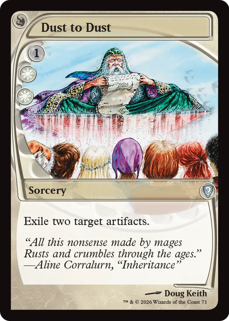 Dust to Dust (Future Sight) [Mystery Booster: Commander Edition] | Good Games Morley