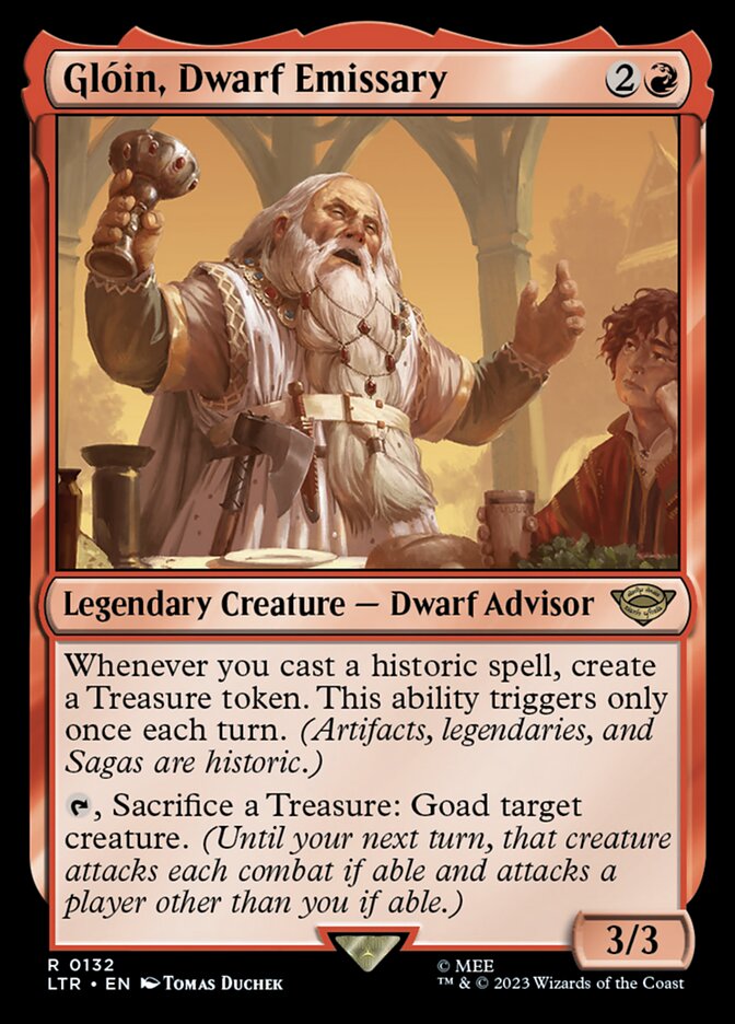 Glóin, Dwarf Emissary 132/281 (Universes Beyond: The Lord of the Rings: Tales of Middle-earth)  | Good Games Morley