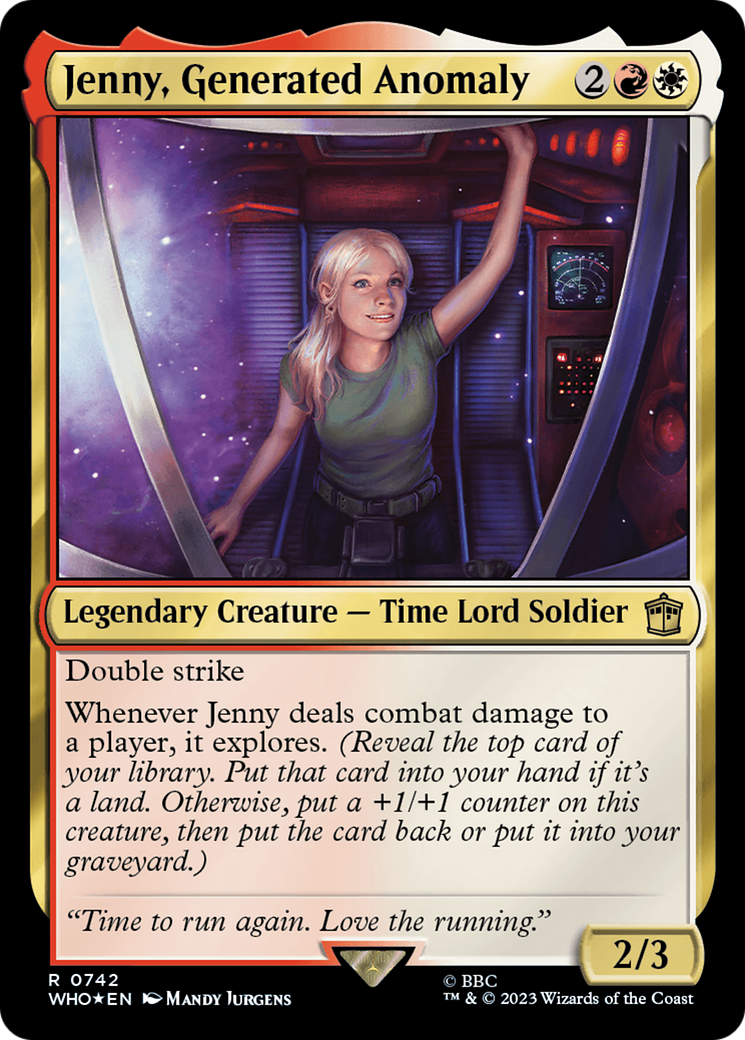 Jenny, Generated Anomaly (Surge Foil) [Doctor Who] | Good Games Morley