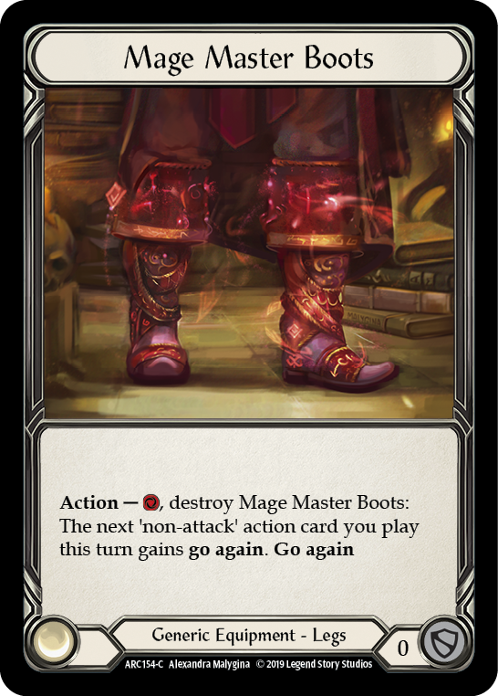 Mage Master Boots [ARC154-C] (Arcane Rising)  1st Edition Normal | Good Games Morley
