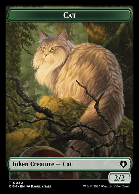 Eldrazi // Cat (0030) Double-Sided Token [Commander Masters Tokens] | Good Games Morley