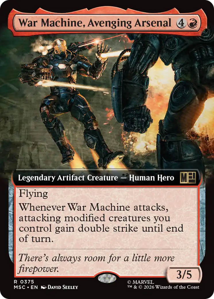 War Machine, Avenging Arsenal (Extended Art) [Marvel Super Heroes Commander] | Good Games Morley