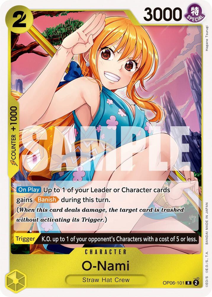 O-Nami OP06-101 (Wings of the Captain)  - Foil | Good Games Morley
