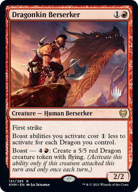 Dragonkin Berserker (Promo Pack) [Kaldheim Promos] | Good Games Morley