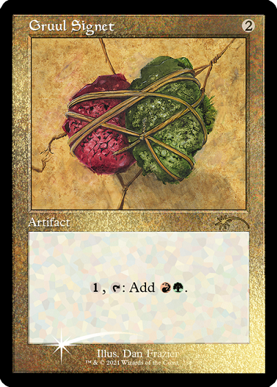 Gruul Signet (Retro) (Foil Etched) [Secret Lair Drop Series] | Good Games Morley