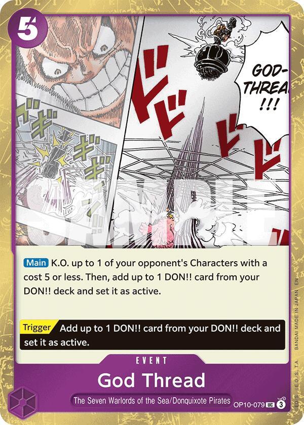 God Thread OP10-079 (Premium Booster -The Best- Vol. 2)  - Pirate Foil | Good Games Morley