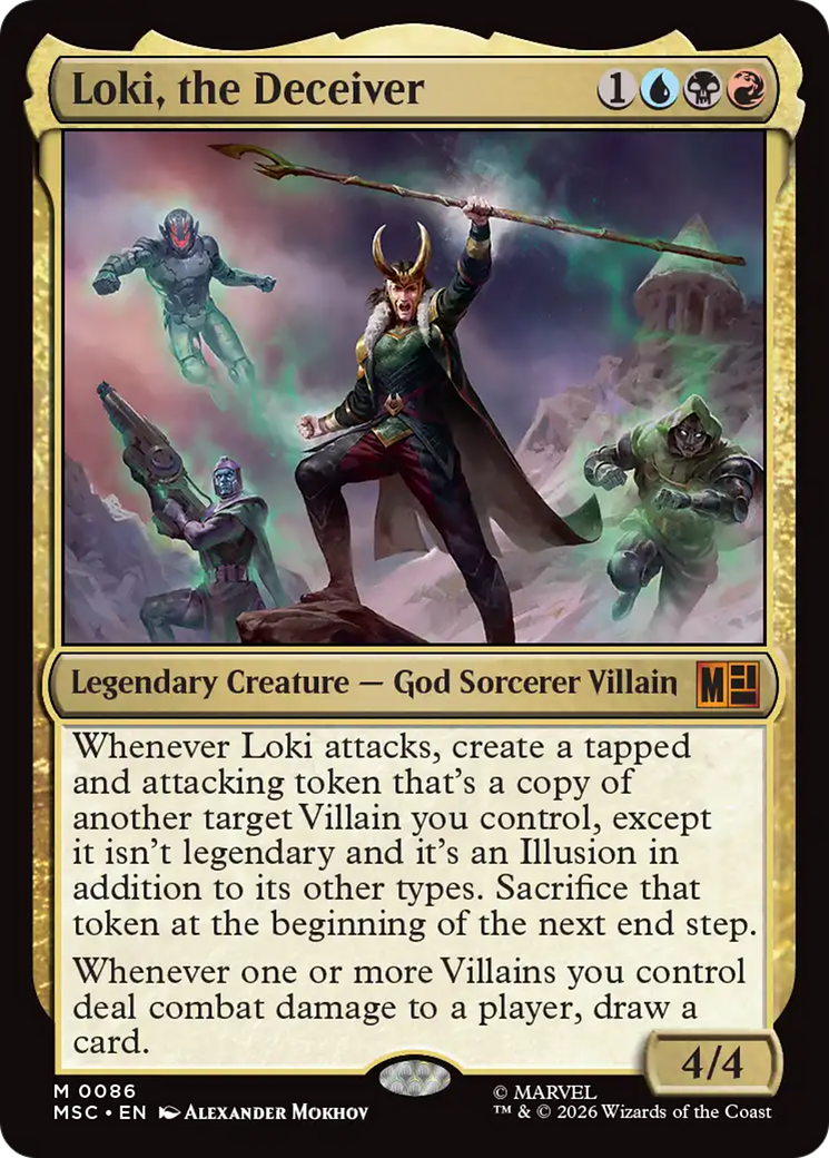 Loki, the Deceiver (Surge Foil) [Marvel Super Heroes Commander] | Good Games Morley
