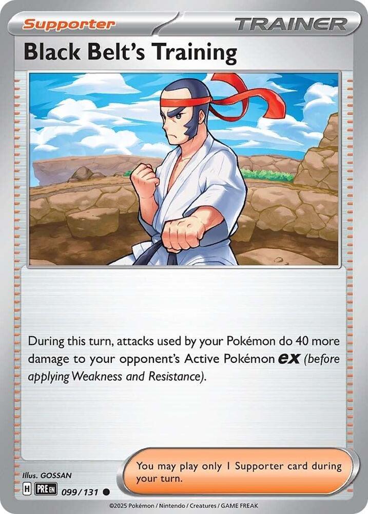 Black Belt's Training (099/131) [Scarlet & Violet: Prismatic Evolutions] | Good Games Morley