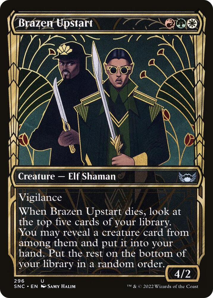 Brazen Upstart Showcase 296/281 (Streets of New Capenna)  - Foil | Good Games Morley