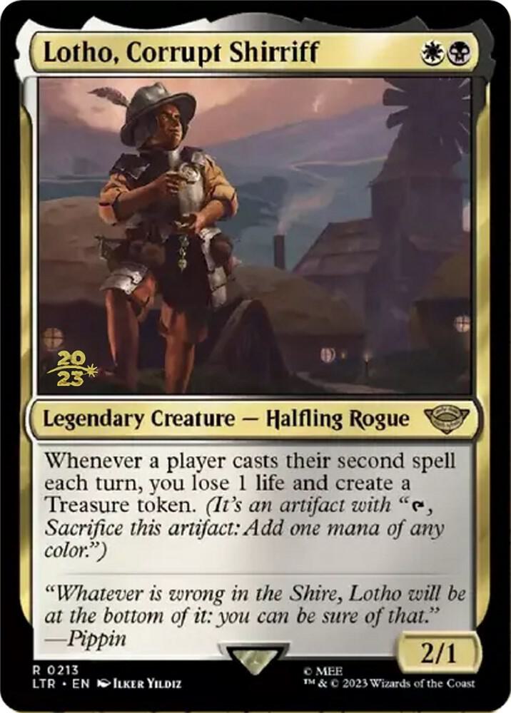 Lotho Corrupt Shirriff 213s/86 (Prerelease Cards)  - Foil | Good Games Morley