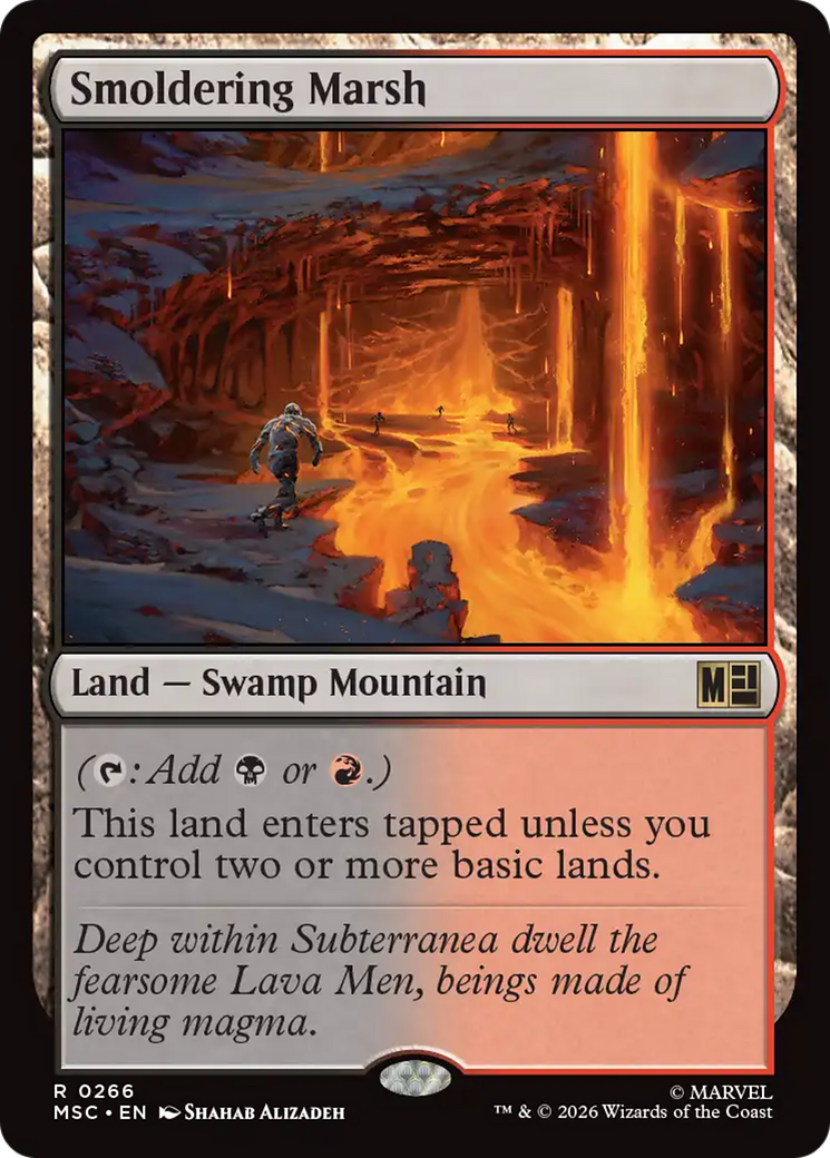 Smoldering Marsh [Marvel Super Heroes Commander] | Good Games Morley