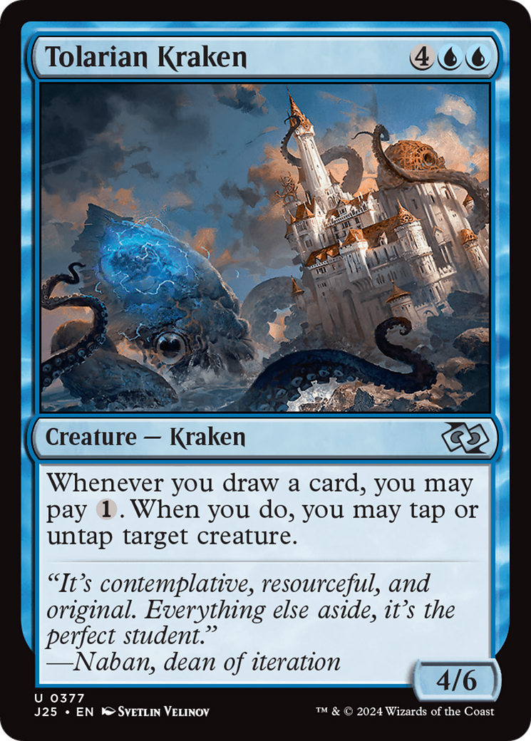 Tolarian Kraken [Foundations Jumpstart] | Good Games Morley