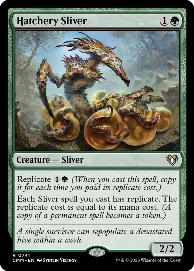Hatchery Sliver 741/451 (Commander Masters)  | Good Games Morley