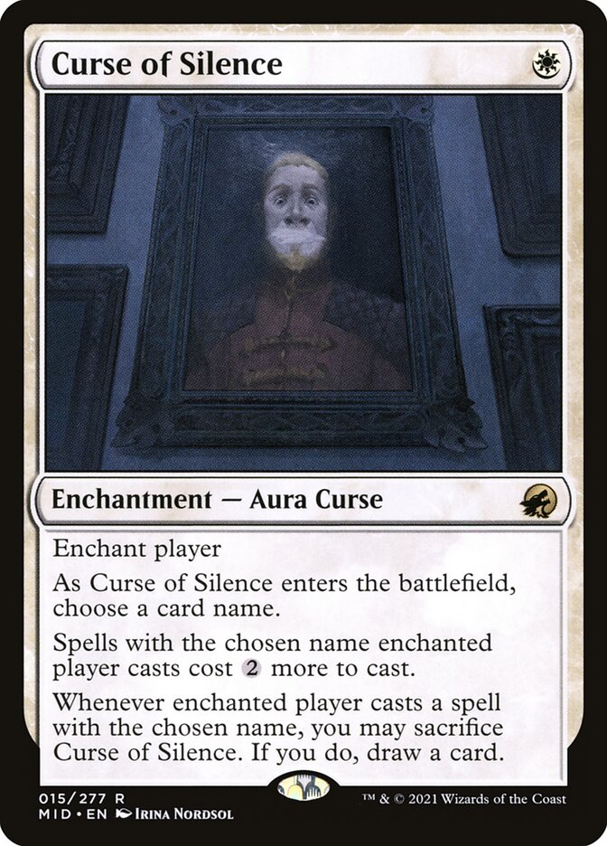 Curse of Silence 15 (Innistrad: Midnight Hunt)  - Foil | Good Games Morley