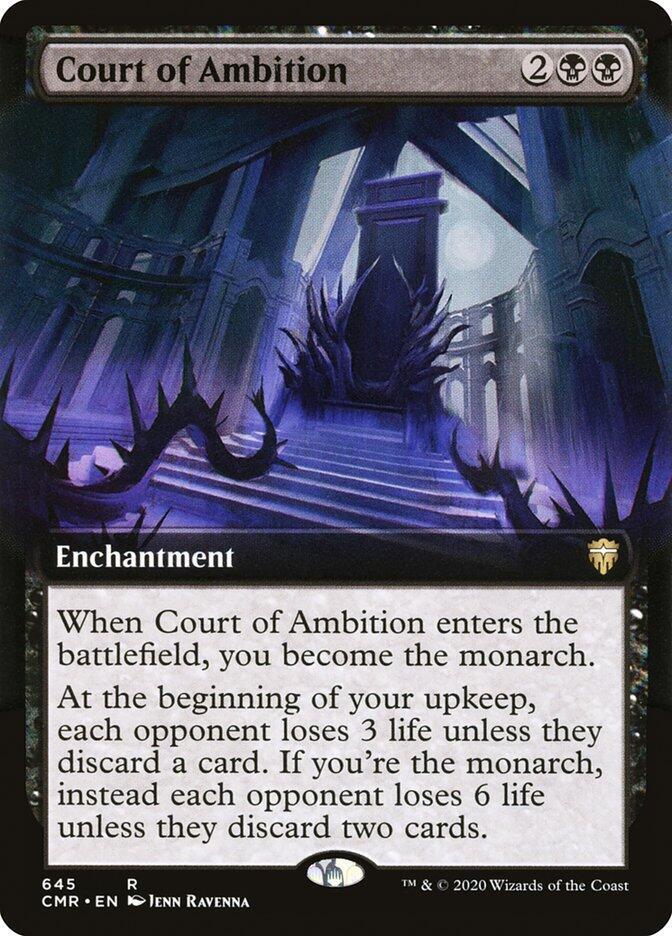 Court of Ambition 645 (Commander Legends)  - Extended Art | Good Games Morley