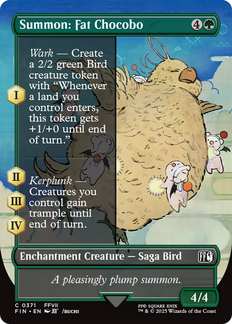 Summon: Fat Chocobo (Borderless) [FINAL FANTASY] | Good Games Morley