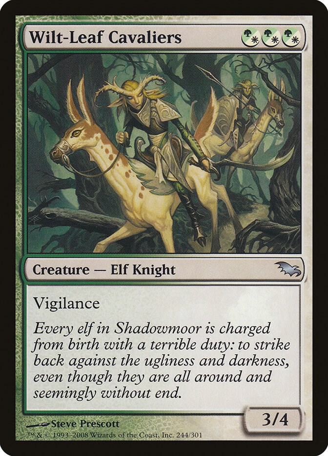 Wilt-Leaf Cavaliers 244/301 (Shadowmoor)  - Foil | Good Games Morley