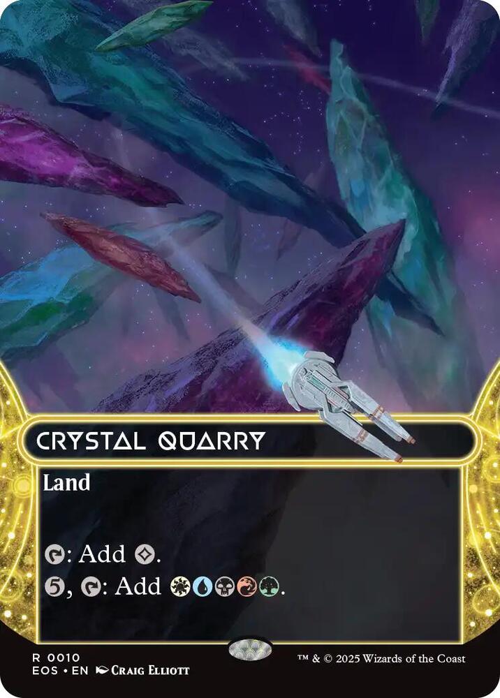 Crystal Quarry  10/45 (Edge of Eternities: Stellar Sights)  - Borderless | Good Games Morley