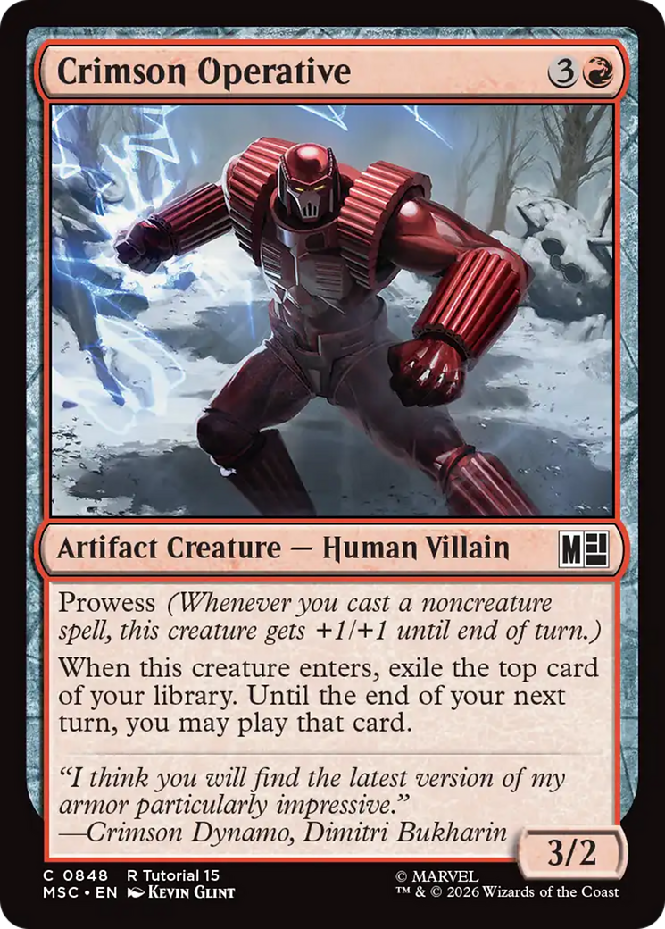 Crimson Operative [Marvel Super Heroes Commander] | Good Games Morley