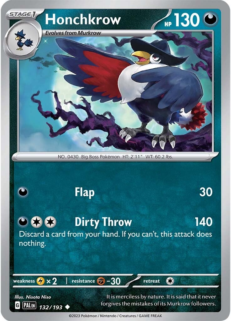 Honchkrow (132/193) [Scarlet & Violet: Paldea Evolved] | Good Games Morley