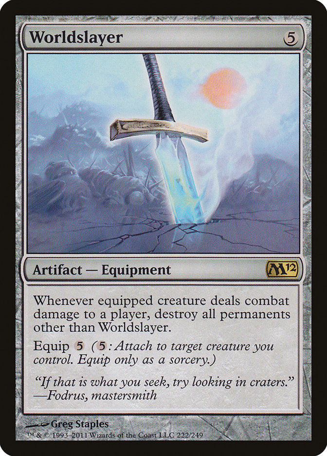 Worldslayer 222/249 (Magic 2012 (M12))  | Good Games Morley