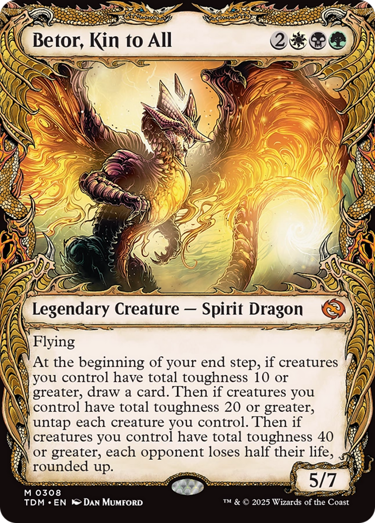Betor, Kin to All (Showcase) [Tarkir: Dragonstorm] | Good Games Morley